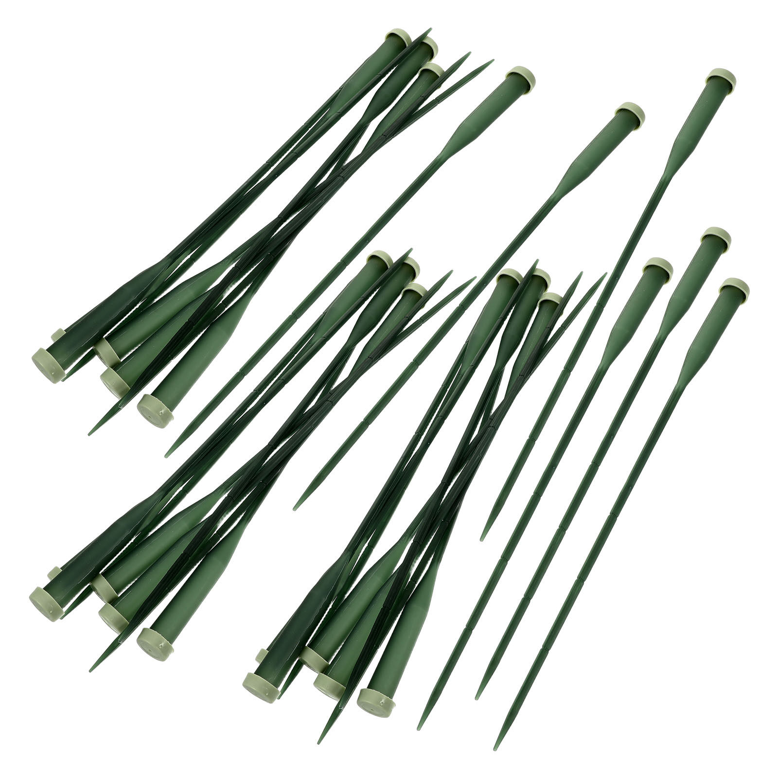 Stem Extender Tube - 25個入り、30cmの花用チューブ。プラスチック製で、ランやバラ、切り花などの花茎を長くするためのキャップ。花屋さんにもおすすめ。