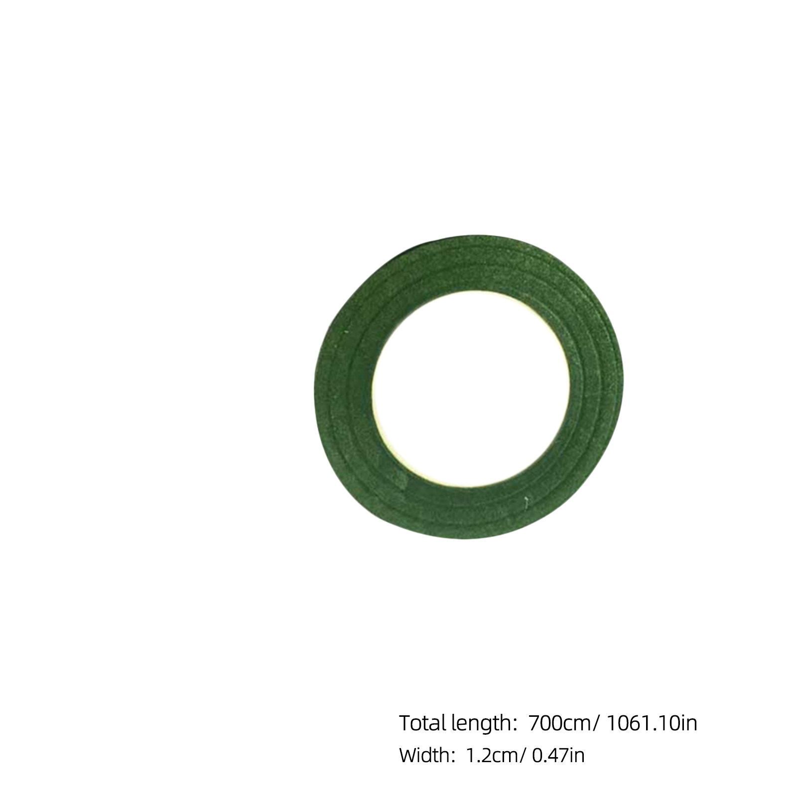 3ロール入り、総長27メートル。緑色の花柄の茎用テープ。生け - Floral Tape Green のレビューと価格