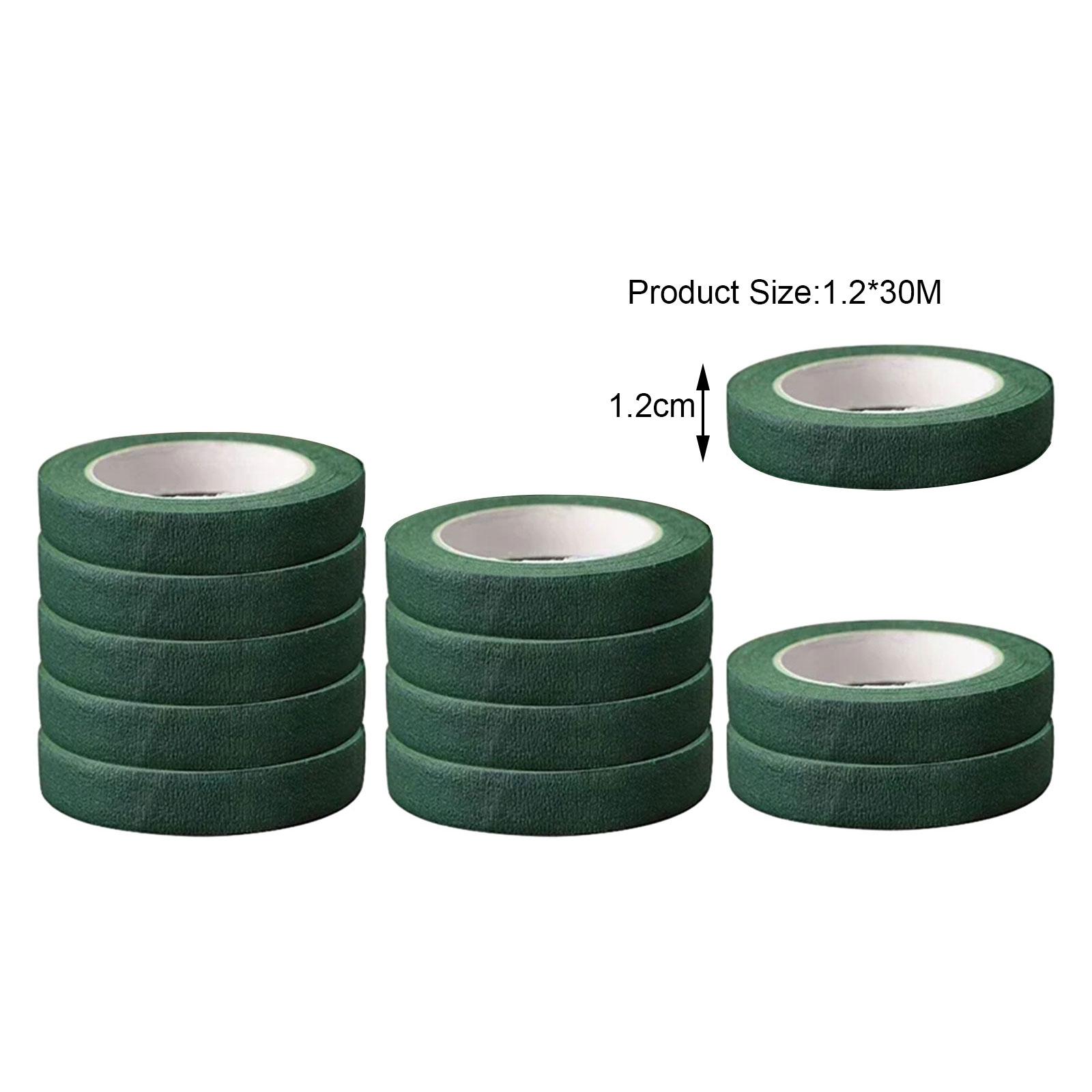 12巻のフローラルテープ、ダークグリーンのフラワーテープ、D - Floral Tape Green のレビューと価格