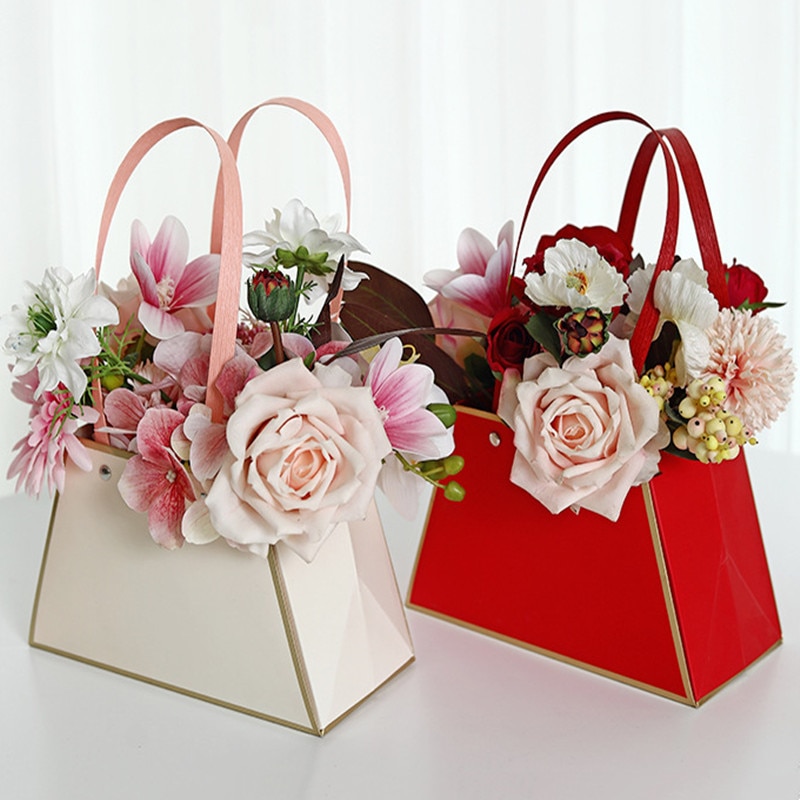 10/20個入り DIYフラワーギフトボックス 台形ハンドバ - Florist Supply House のレビューと価格