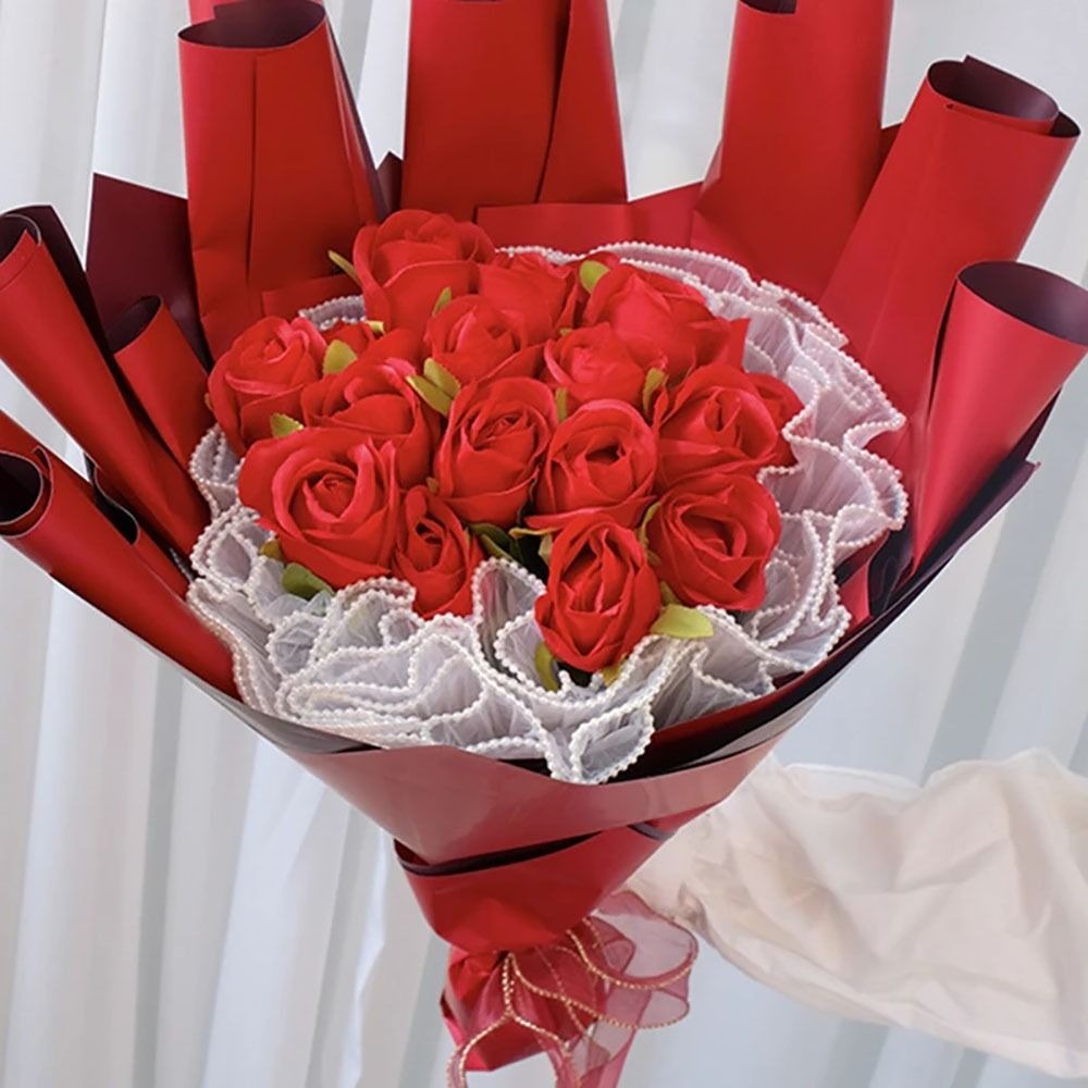 28cm×4ヤード フラワーブーケ包装用パールウェーブヤーン - Florist Supply House のレビューと価格