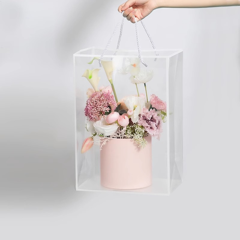 1/3/10 個透明ビニール袋花花屋用品ギフトバッグバレンタ - Florist Supply House のレビューと価格