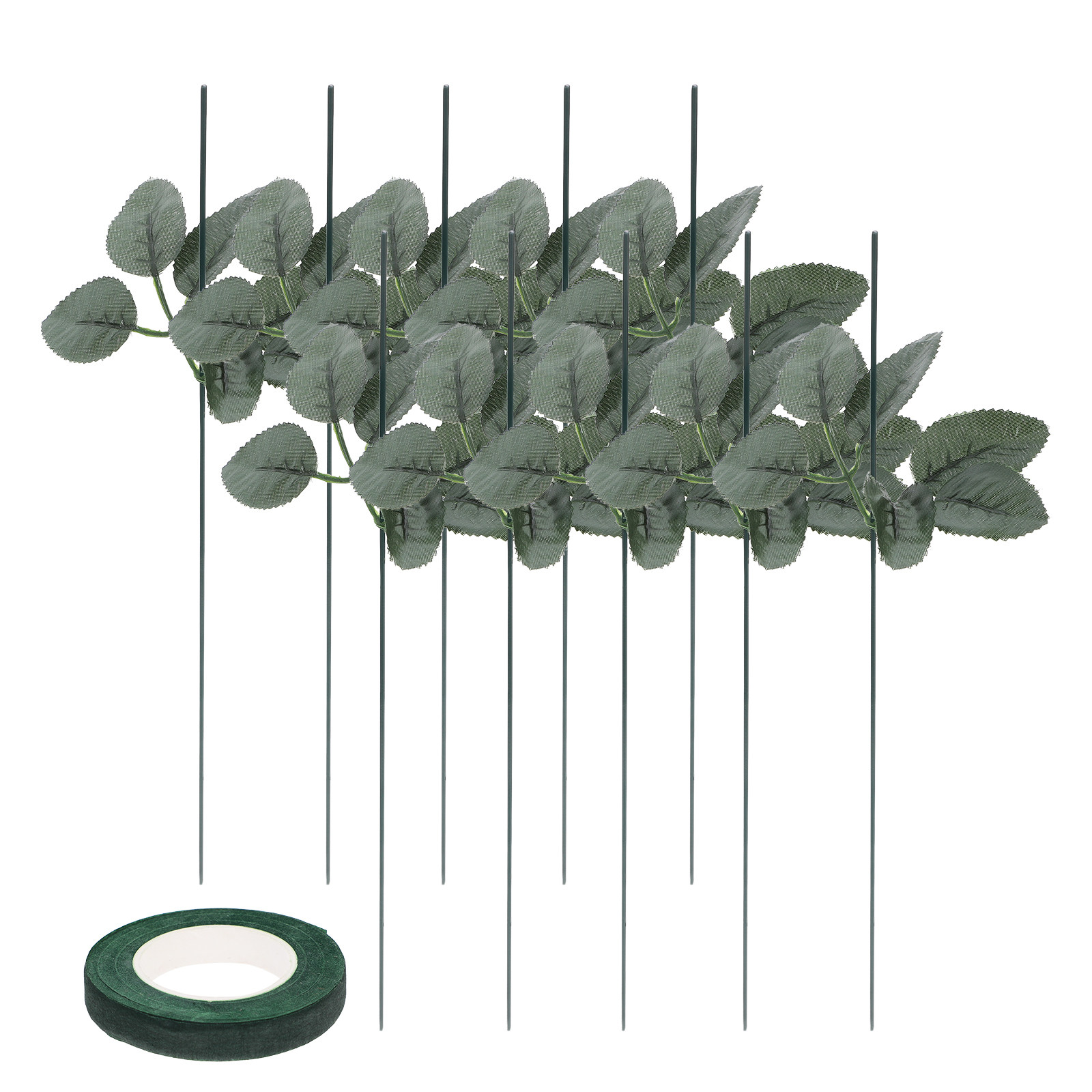 20個入りフラワーアレンジメントキット DIYクラフトセット - Floral Tape Green のレビューと価格